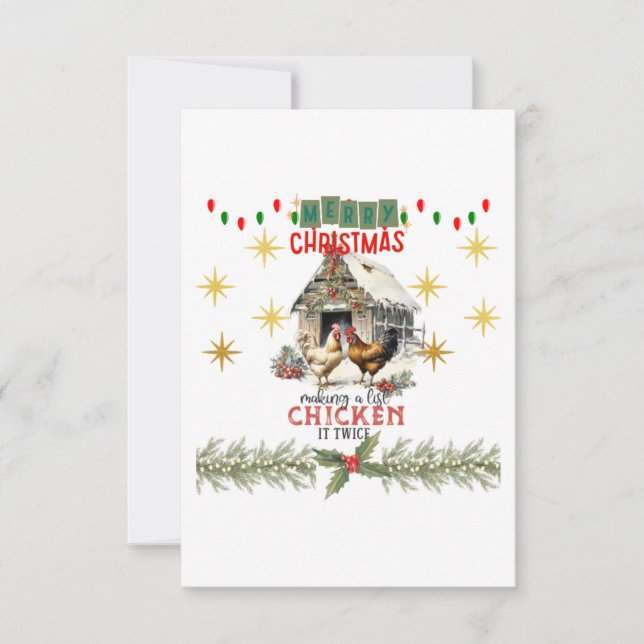 Tarjeta de felicitación de Navidad #50 (Anverso)