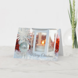 Tarjeta de felicitación de Navidad alegre