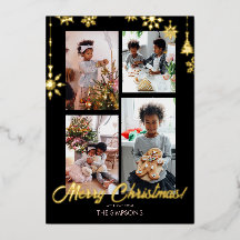 Tarjeta de Felicitación de Navidad con Foto | Letr