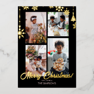 Tarjeta de Felicitación de Navidad con Foto | Letr