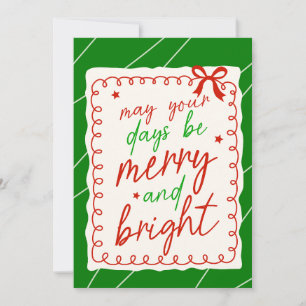 Tarjeta de Felicitación de Navidad con Foto Person