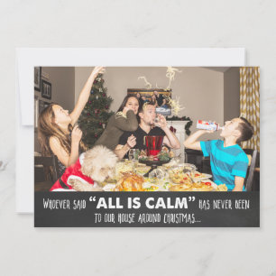 Tarjeta de felicitación de Navidad con tiza divert