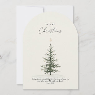 Tarjeta de Felicitación de Navidad con Versículo B