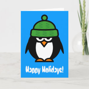 Tarjeta de felicitación de Navidad de dibujos anim