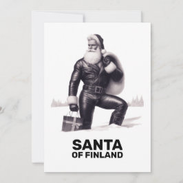 Tarjeta de Felicitación de Navidad de Santa Claus 