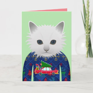 TARJETA DE FELICITACIÓN DE NAVIDAD DIVERTIDA DE GA