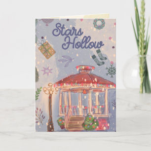 Tarjeta de felicitación de Navidad en Connecticut