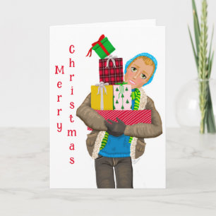 Tarjeta de Felicitación de Navidad "Entrega Especi