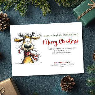 Tarjeta de felicitación de Navidad minimalista div