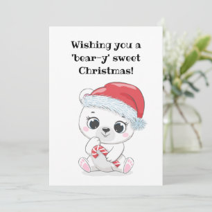 Tarjeta de felicitación de Navidad personalizada c
