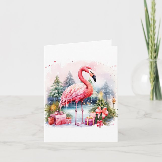 Tarjeta de Felicitación de Navidad Personalizada d (Anverso)