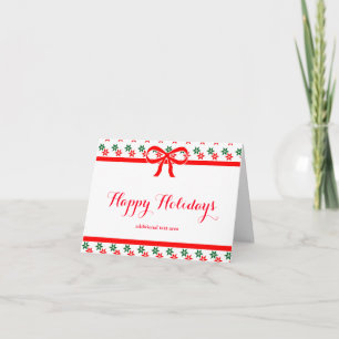 Tarjeta de Felicitación de Navidad Retro con Estre