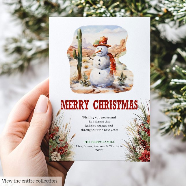 tarjeta de felicitación de Navidad rústica de prad (Rustic prairie Christmas greeting card download

)
