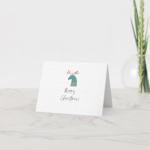 Tarjeta de Felicitación de Navidad Simple con Foto