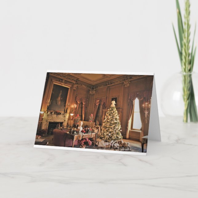 Tarjeta de felicitación de navidades con el interi (Anverso)