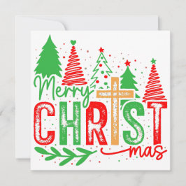 Tarjeta de felicitación de Navidades cristianos