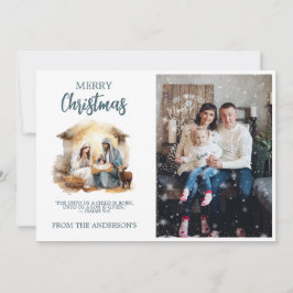 Tarjeta de felicitación de Navidades de vacaciones