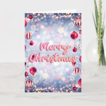 Tarjeta de felicitación de Navidades retro