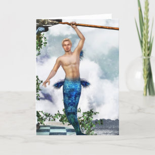 Tarjeta de felicitación de Neptuno
