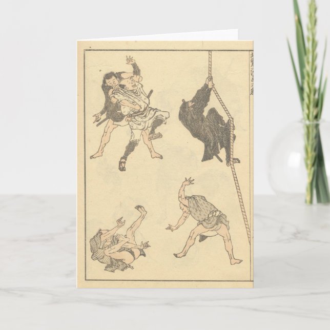 Tarjeta de felicitación de Ninja (Anverso)