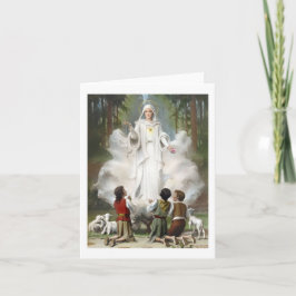 Tarjeta de Felicitación de Nuestra Señora de Fátim