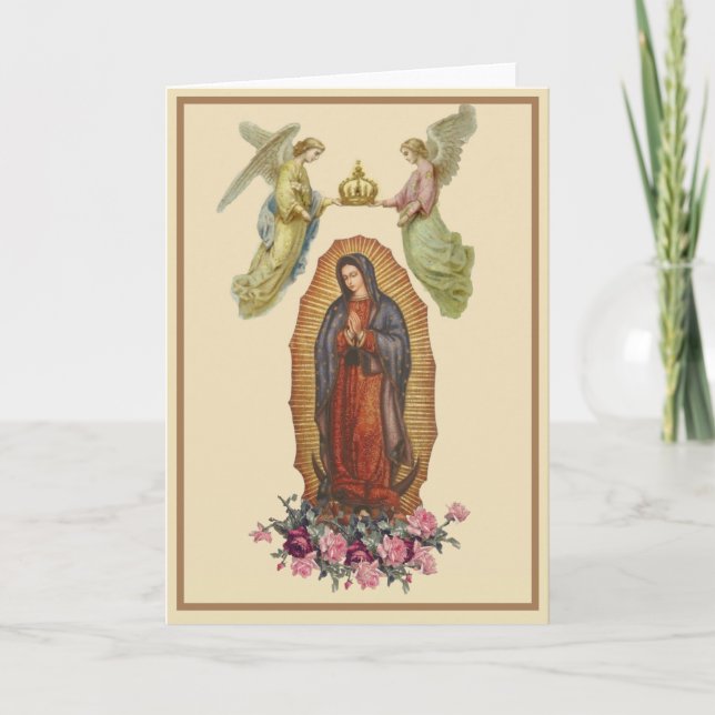 Tarjeta de felicitación de Nuestra Señora de Guada (Anverso)