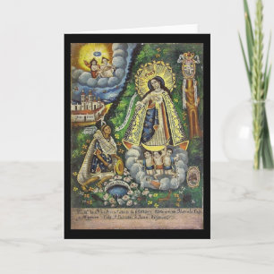 Tarjeta de felicitación de Nuestra Señora de Ocotl