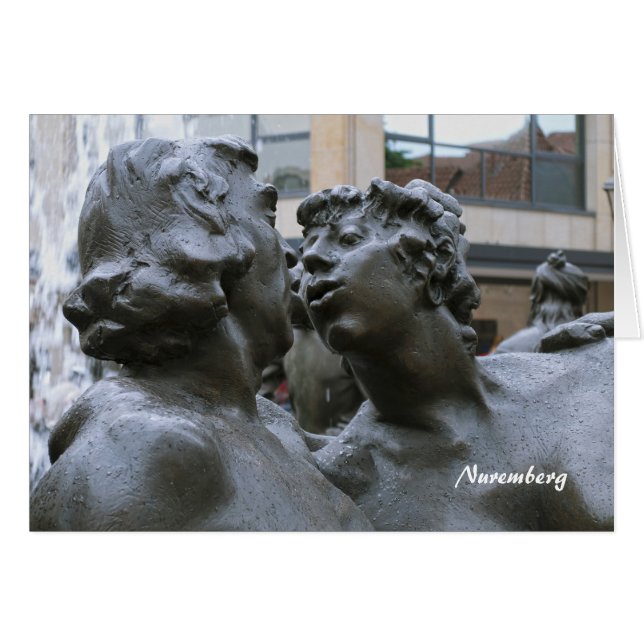 Tarjeta de felicitación de Nuremberg (Anverso (Horizontal))