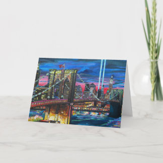 Tarjeta de felicitación de NYC