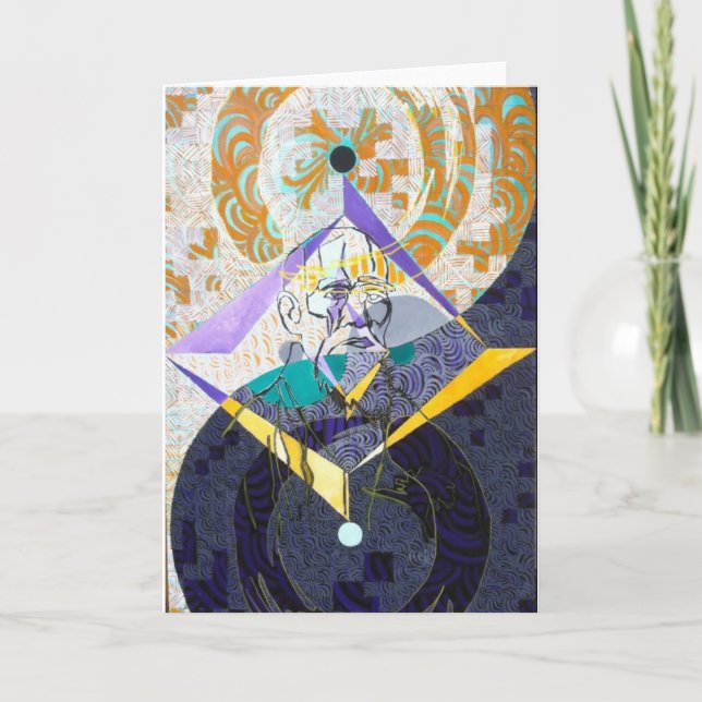 Tarjeta de felicitación de "O Sensei" (Anverso)