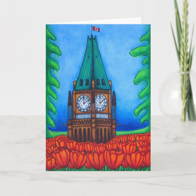 Tarjeta de felicitación de O'Canada (Anverso)