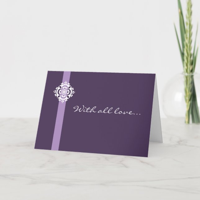Tarjeta de felicitación de Ornamenta - (Anverso)