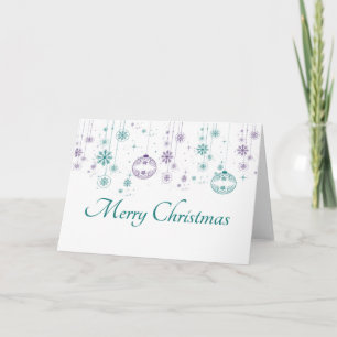 Tarjeta de felicitación de Ornamento de Navidad 2