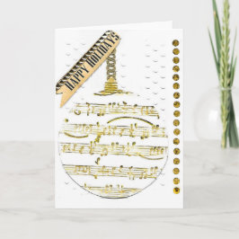 Tarjeta de felicitación de Ornamento de Navidad de
