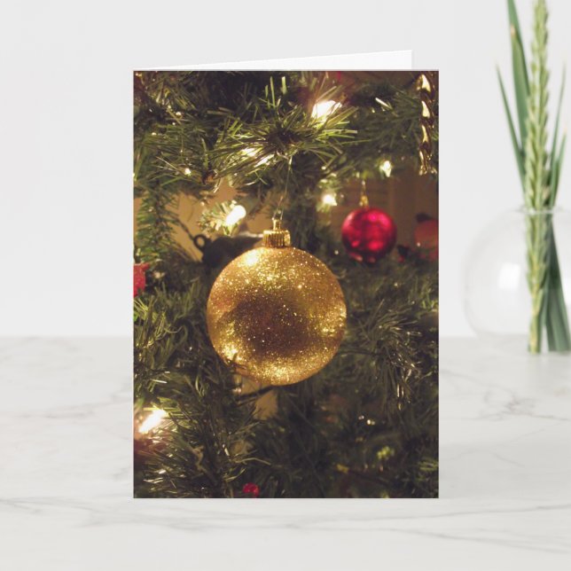 Tarjeta de felicitación de Ornamento de Navidad Do (Anverso)