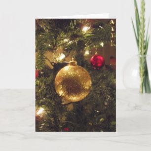 Tarjeta de felicitación de Ornamento de Navidad Do