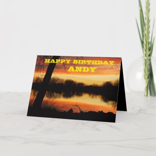 Tarjeta de felicitación de oro de la reflexión de (Anverso)