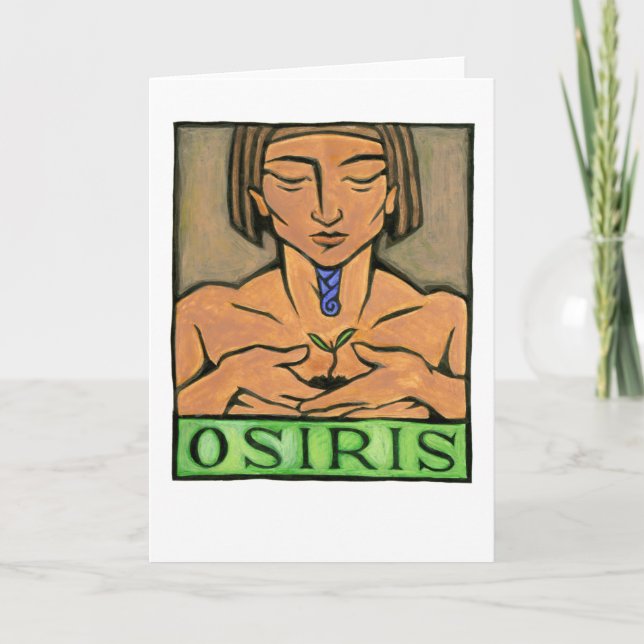 Tarjeta de felicitación de Osiris (Anverso)