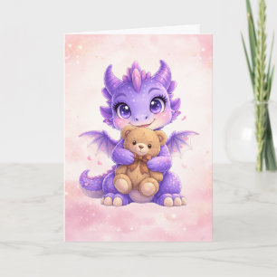 Tarjeta de Felicitación de Osito de Peluche Abraza