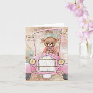 Tarjeta de Felicitación de Oso de Peluche