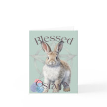 Tarjeta de Felicitación de Ostara Bendita