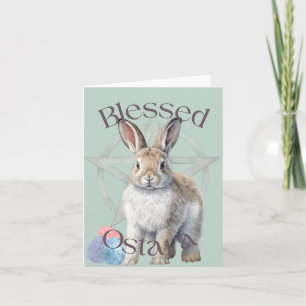 Tarjeta de Felicitación de Ostara Bendita