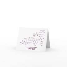 Tarjeta de felicitación de oxitocina