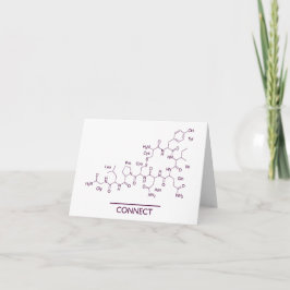 Tarjeta de felicitación de oxitocina