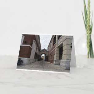 Tarjeta de felicitación de paisajes urbanos de Car