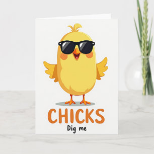 Tarjeta de Felicitación de Pájaro Amarillo Genial