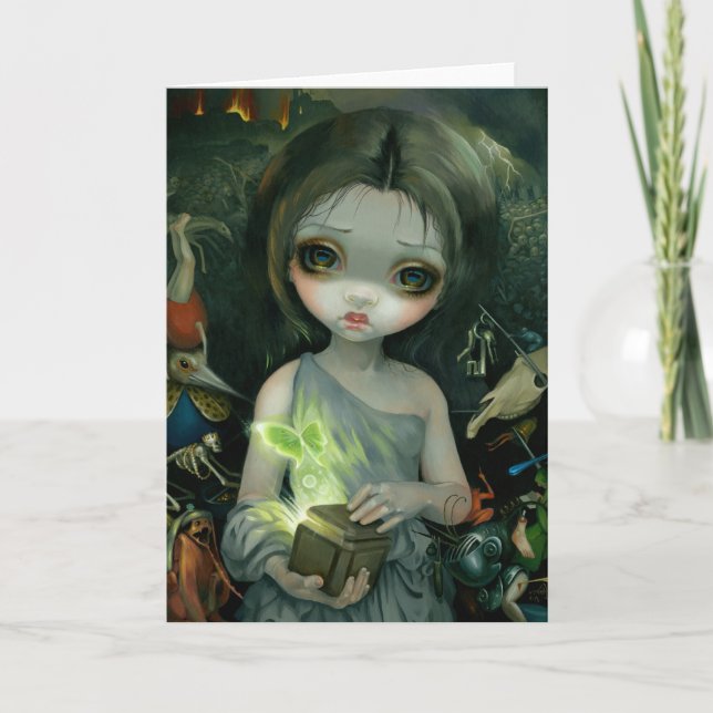 Tarjeta de felicitación de "Pandora" (Anverso)