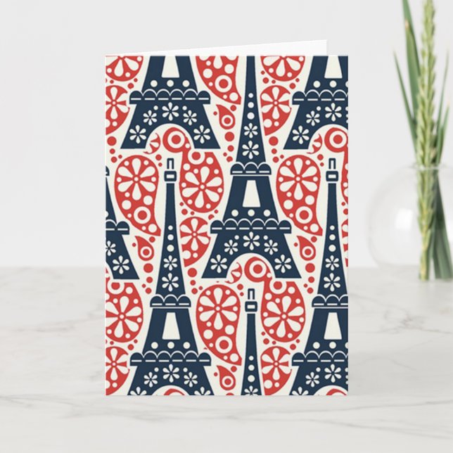 Tarjeta de felicitación de París (Anverso)