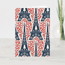 Tarjeta de felicitación de París