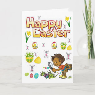 Tarjeta de felicitación de Pascua